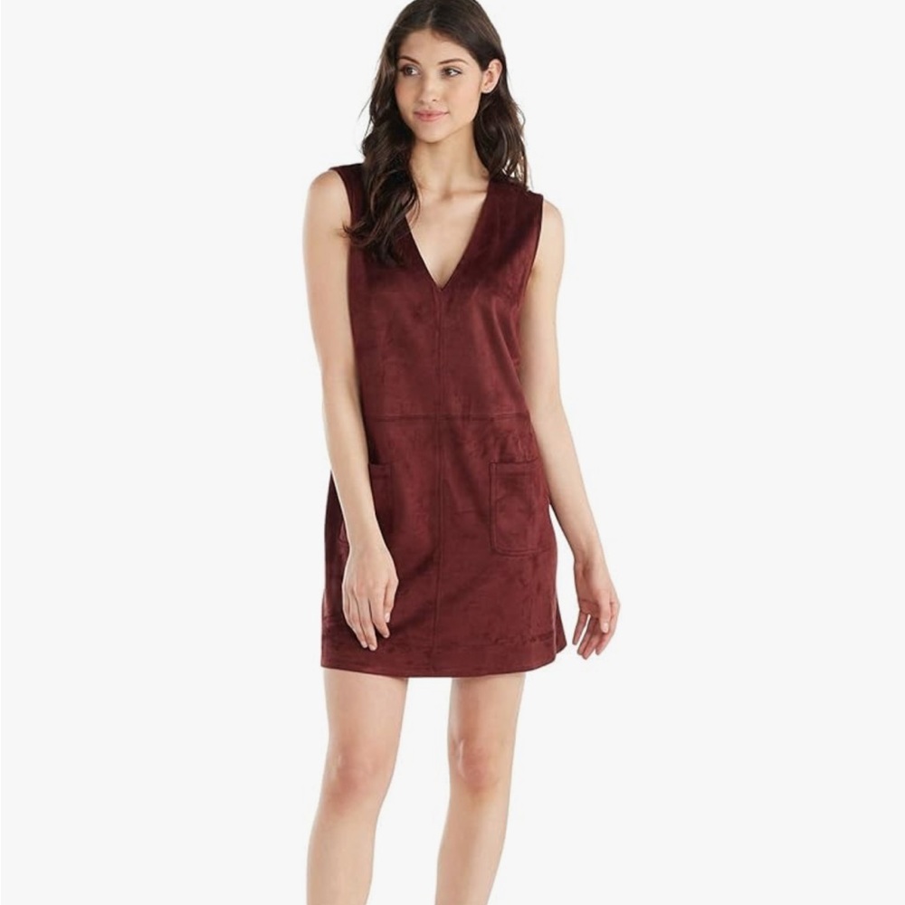Buddy ❤️ Basics Sally Suede Dress in Copper, Size XSmall, EUC